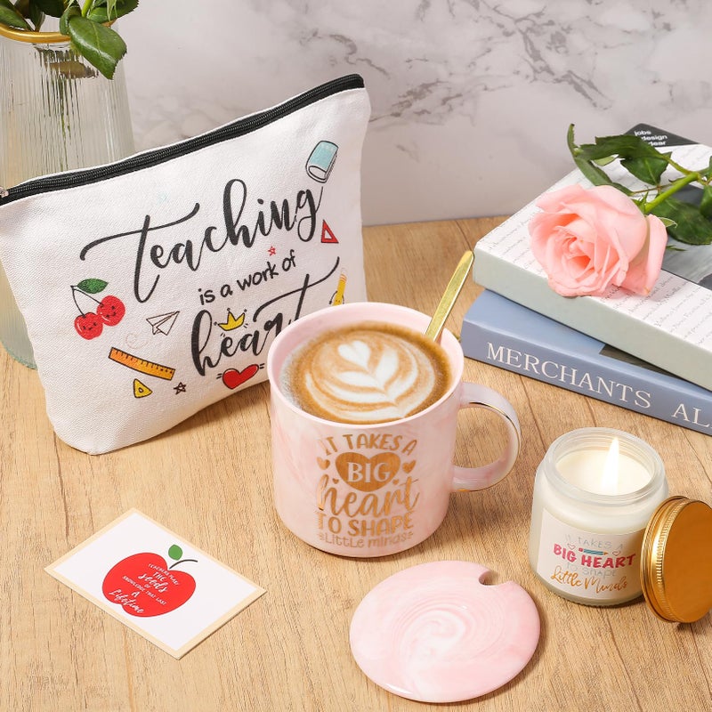 DHQH Teacher Appreciation Gift Sets from Student Teacher Gifts Basket for Women Unique Funny Christmas/Retirement/Birthday Thank You Gift for Best Teachers - Image 4